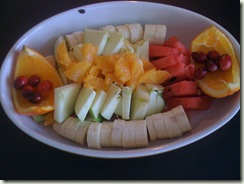 Obstsalat mit Cranberry 001